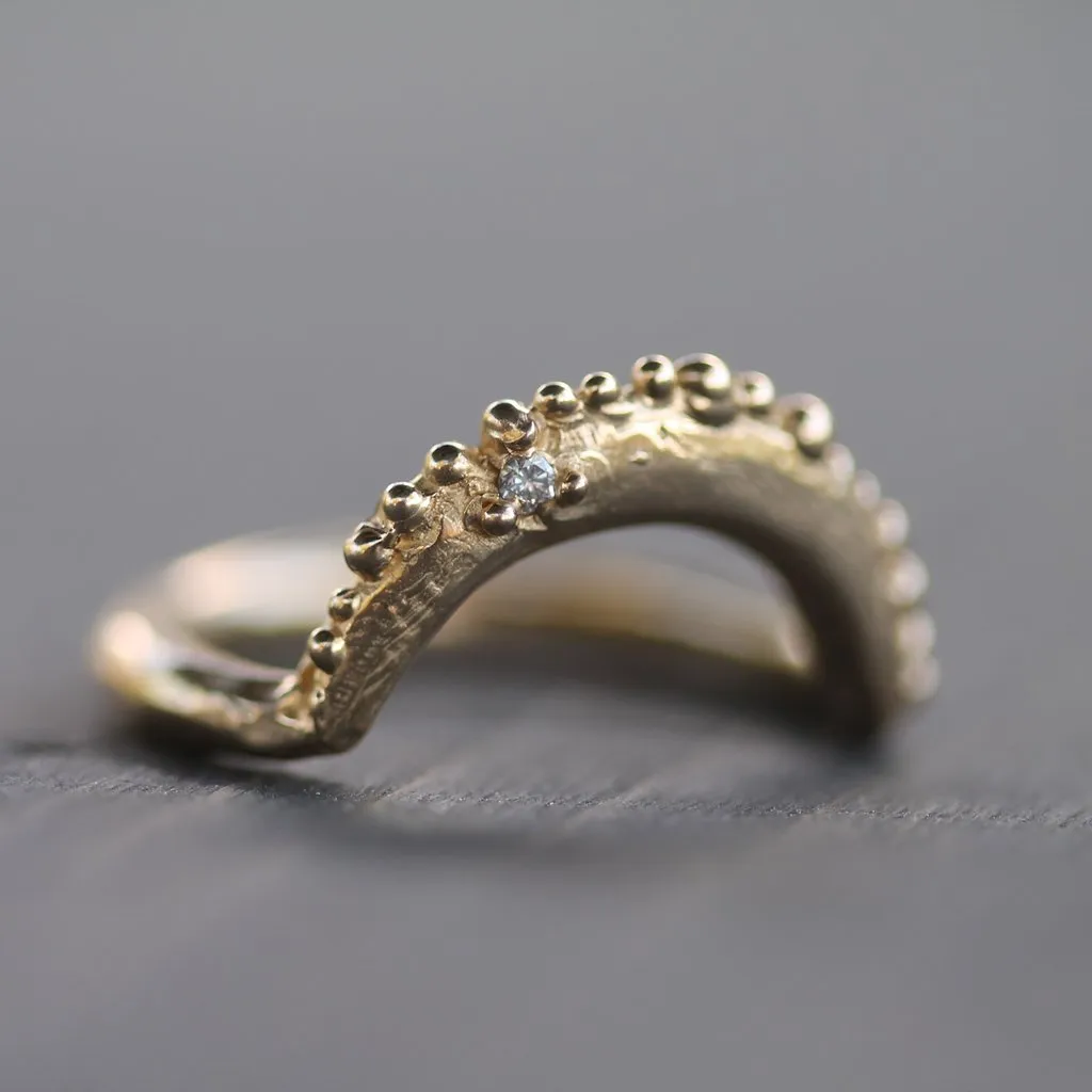 Reef Moon Diamond Ring