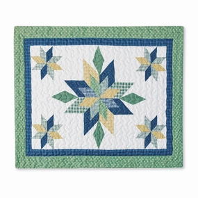 Reversible Classic Carolina Star Pillow Sham pillowcases,cotton pillow covers,bed linen
