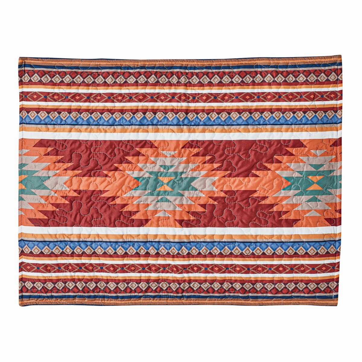 Reversible Southwest Design Polyester and Cotton Pillow Sham pillowcases,cotton pillow covers,bed linen
