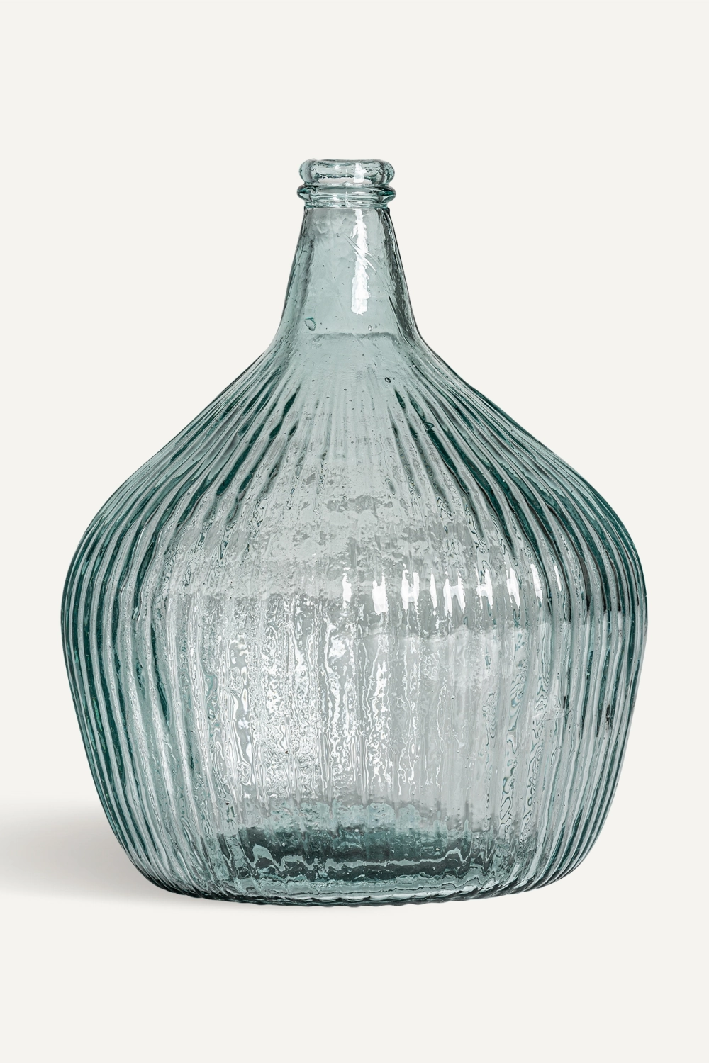 Ridged Glass Vase | Vical Home Sumaya Vase,Glass Vase