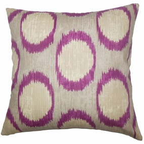 Ridha Ikat Euro Sham Currant pillowcases,cotton pillow covers,bed linen