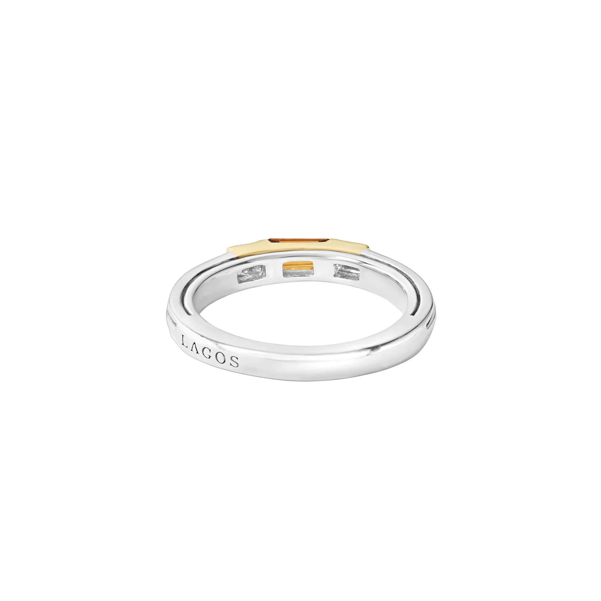 Rittenhouse Citrine and Diamond Stacking Ring