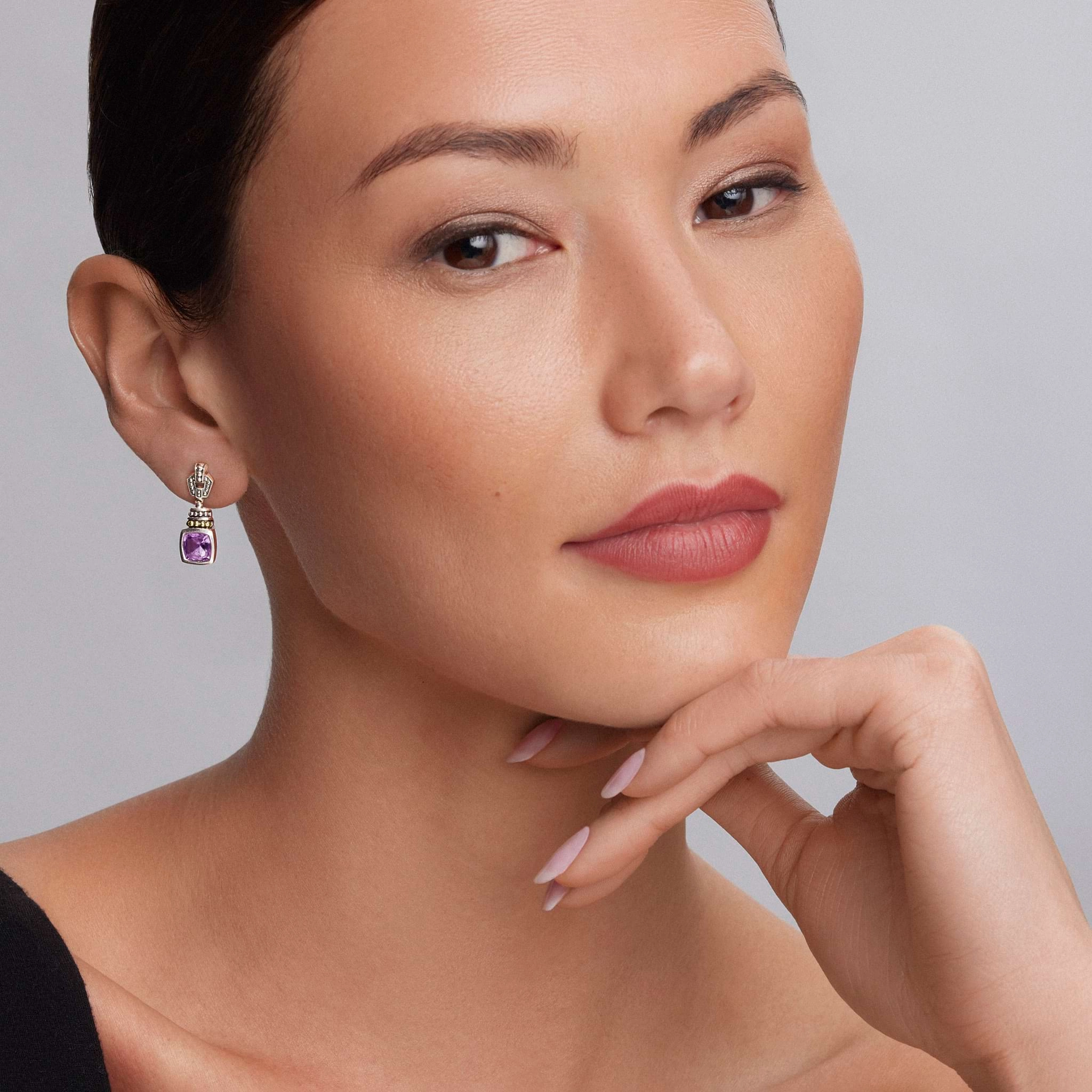 Rittenhouse Amethyst Drop Earrings