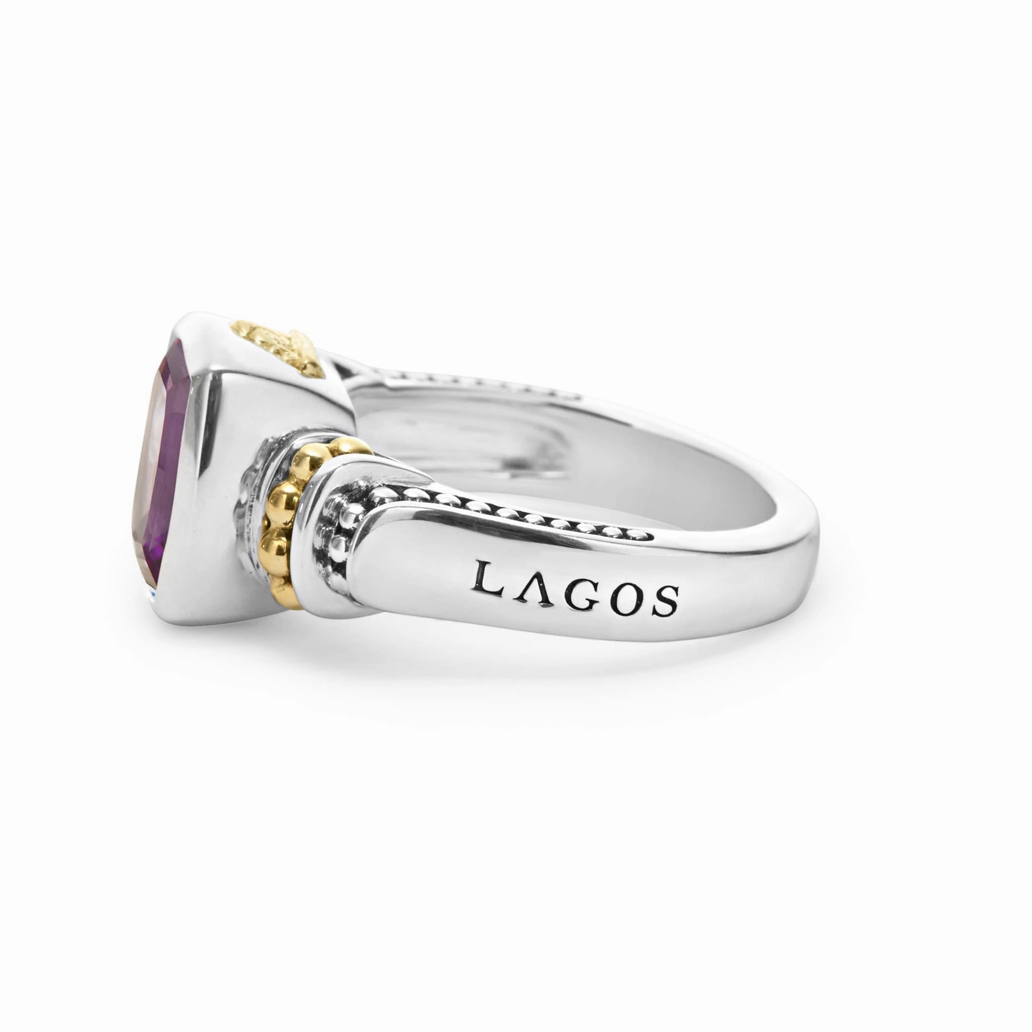 Rittenhouse Bezel-Set Amethyst Ring