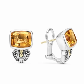 Rittenhouse Bezel-Set Citrine Earrings