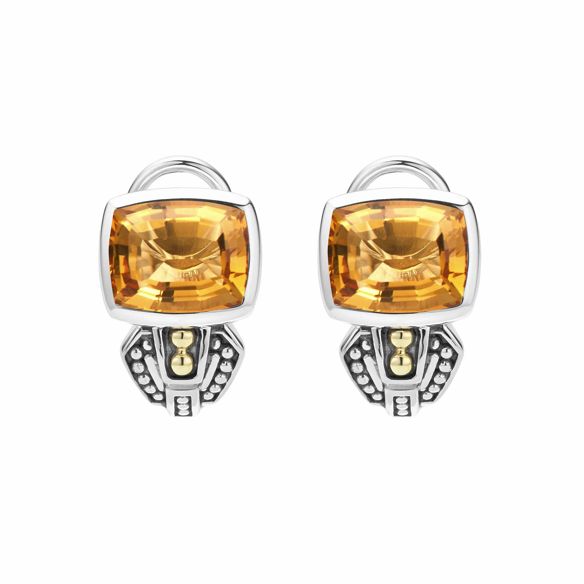 Rittenhouse Bezel-Set Citrine Earrings