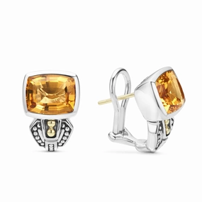 Rittenhouse Bezel-Set Citrine Earrings