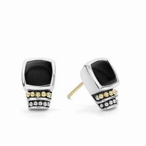 Rittenhouse Bezel-Set Onyx Stud Earrings