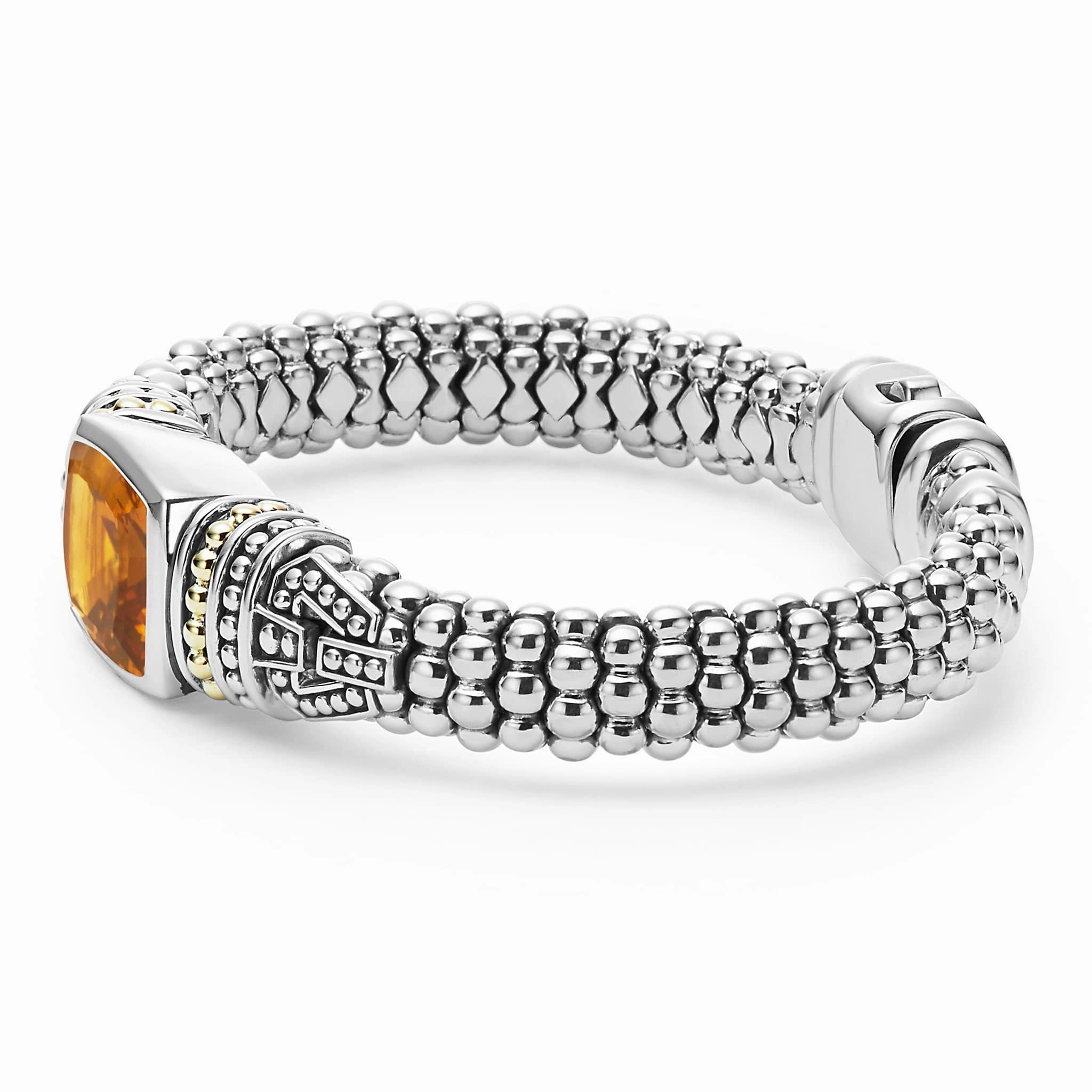 Rittenhouse Citrine Caviar Bracelet | 9mm