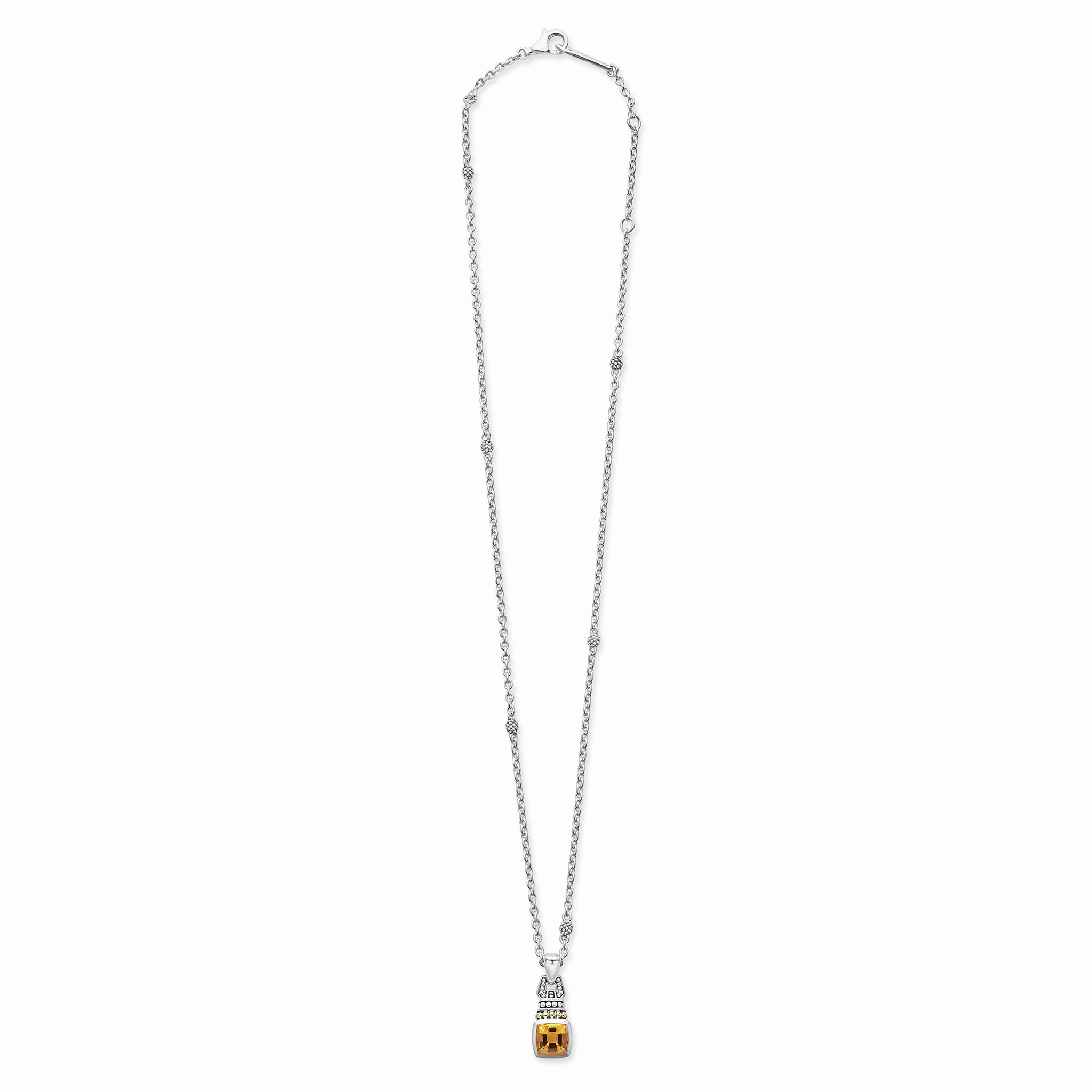 Rittenhouse Citrine Pendant Necklace