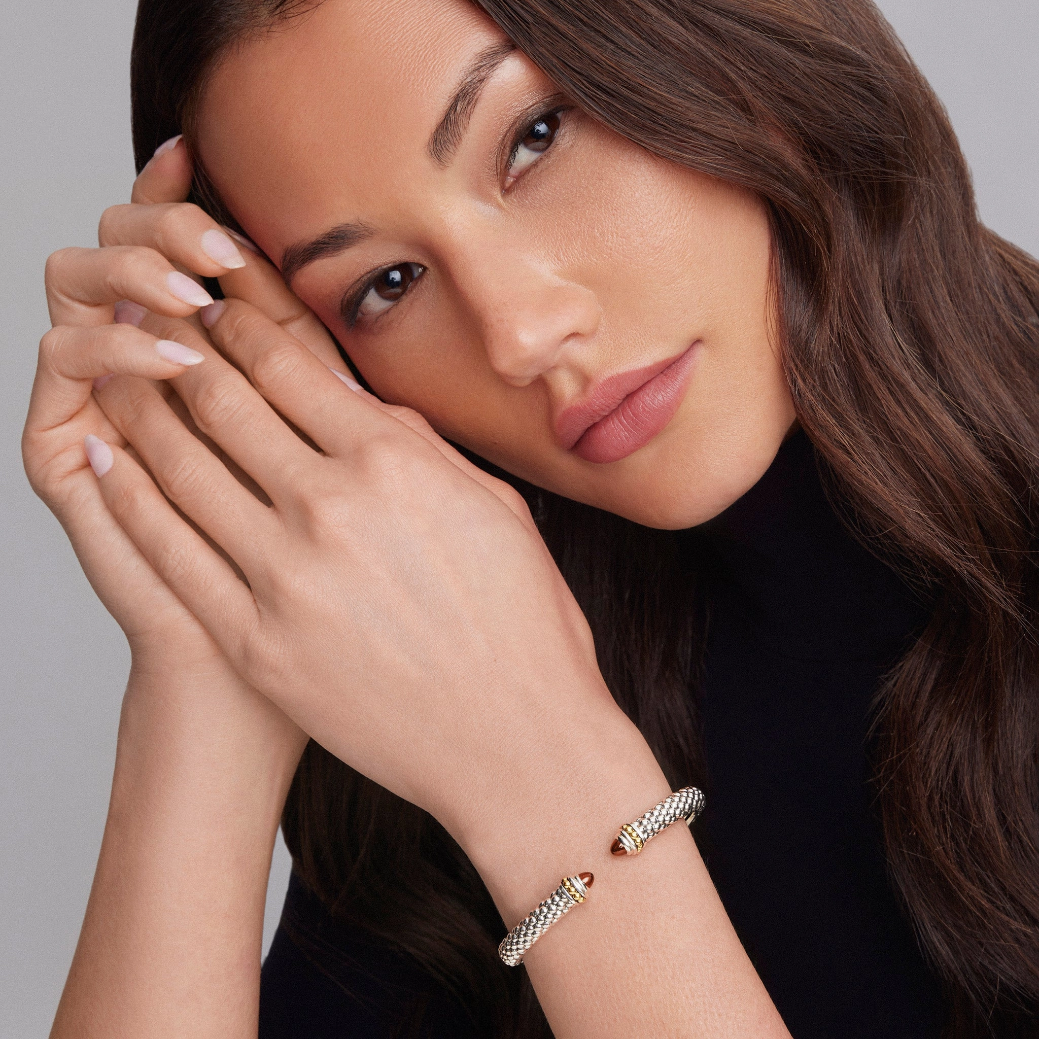 Rittenhouse Garnet Cuff Bracelet | 8mm