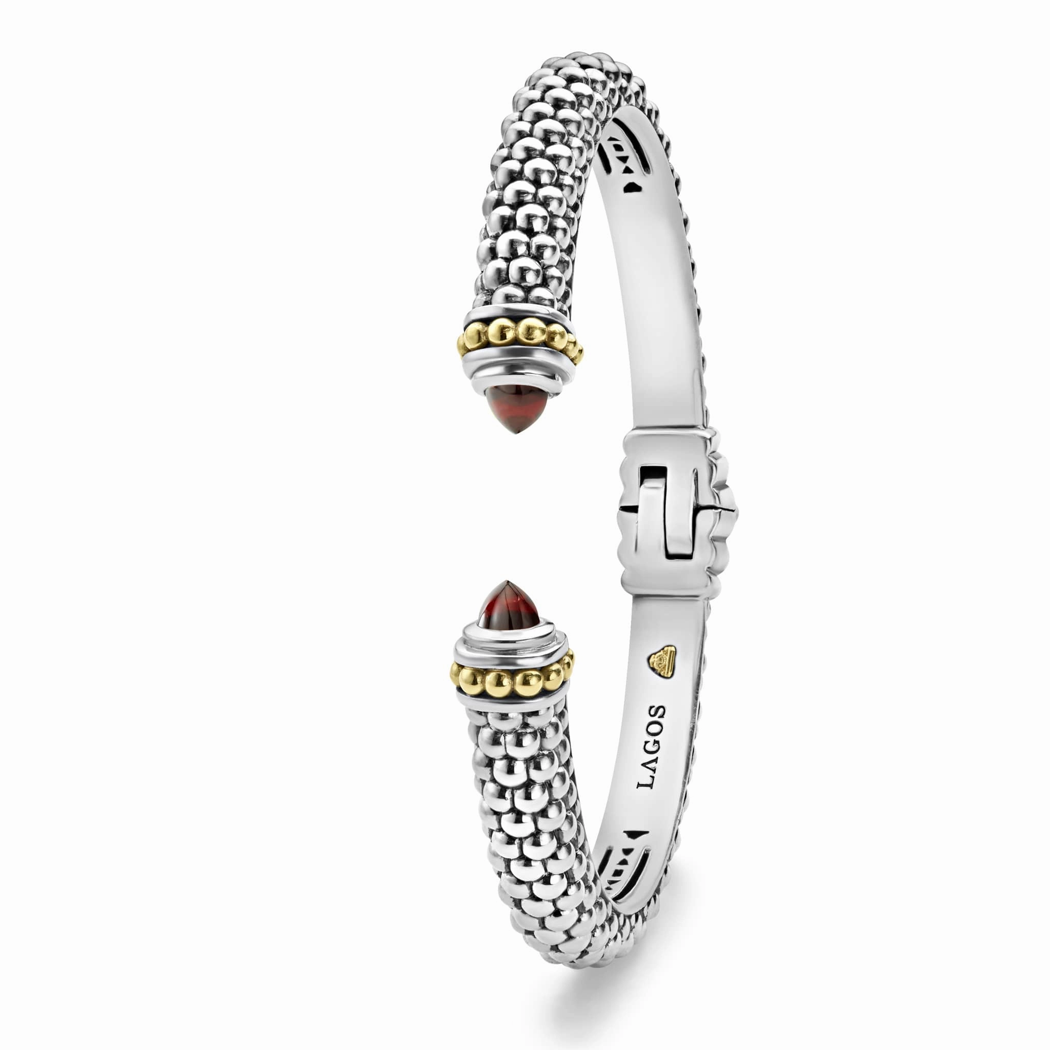 Rittenhouse Garnet Cuff Bracelet | 8mm