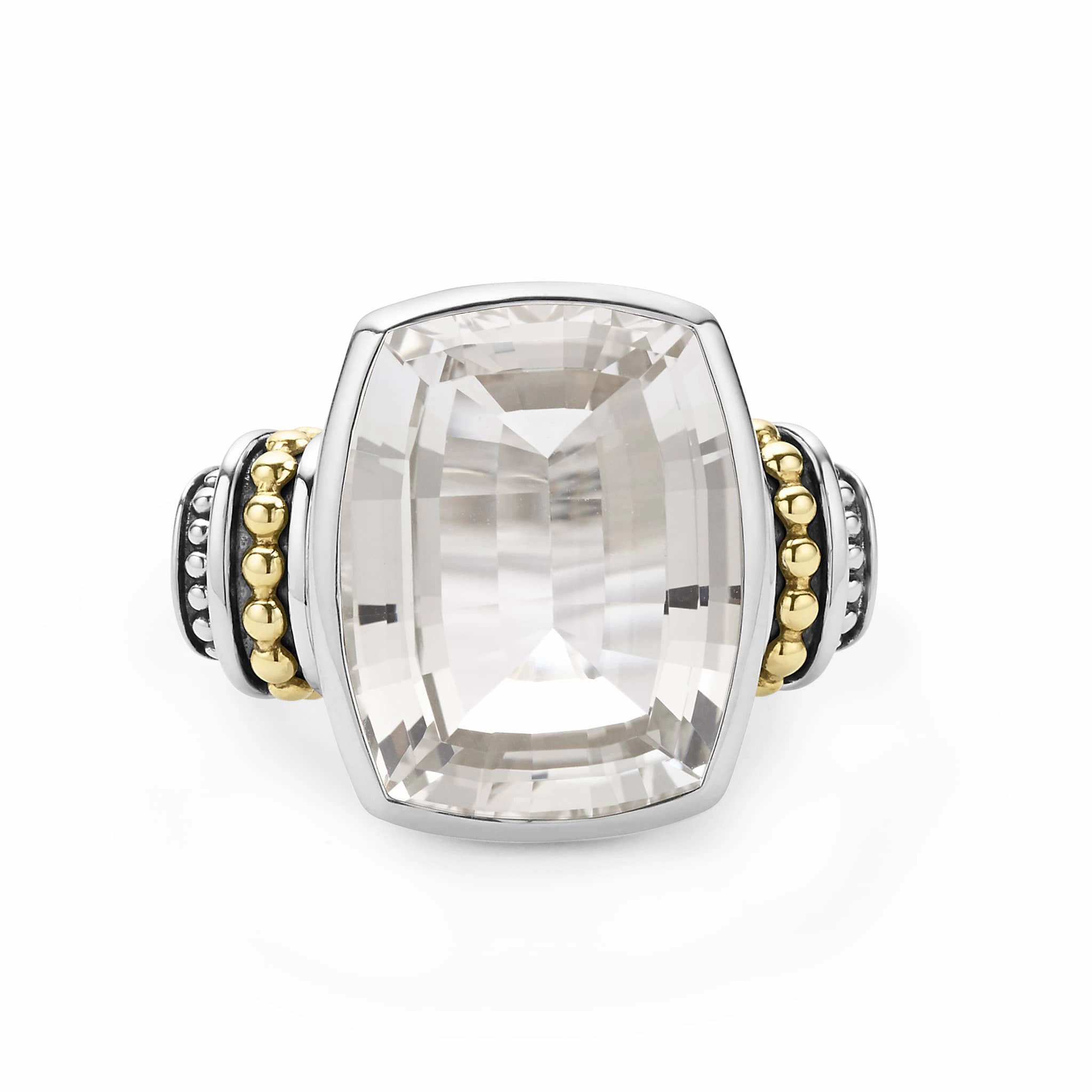 Rittenhouse Large White Topaz Statment Ring