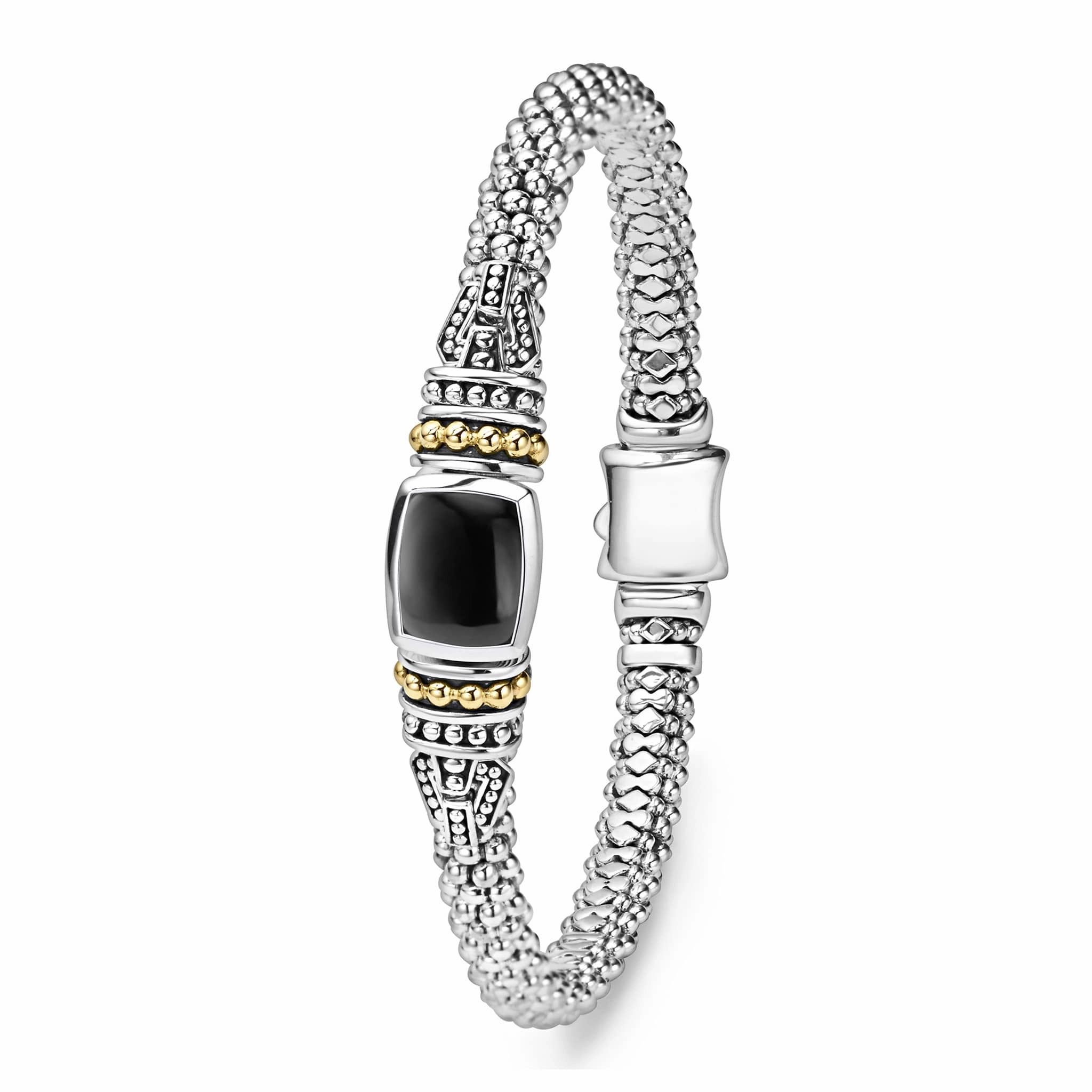 Rittenhouse Onyx Caviar Bracelet | 6mm