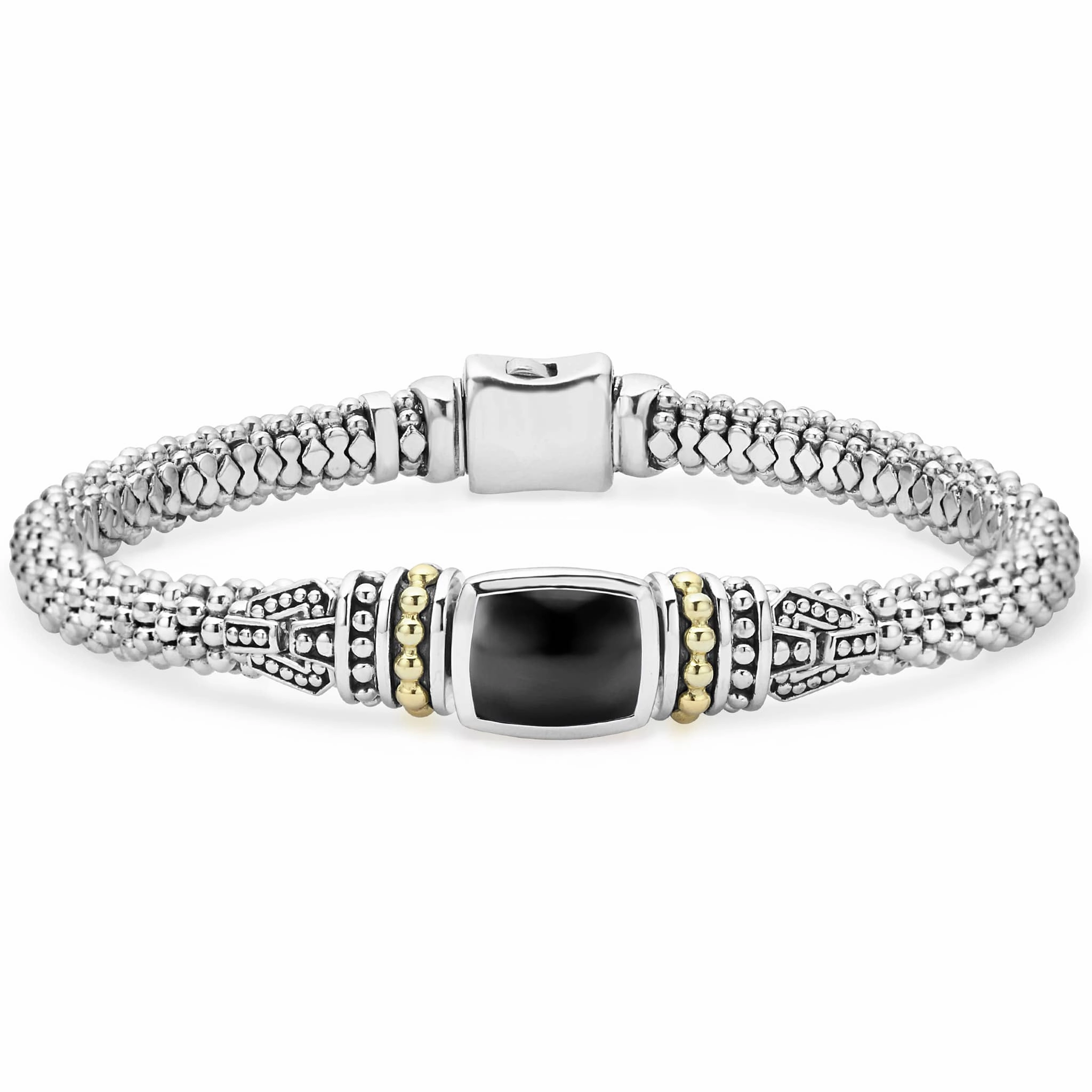 Rittenhouse Onyx Caviar Bracelet | 6mm