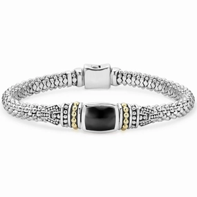Rittenhouse Onyx Caviar Bracelet | 6mm