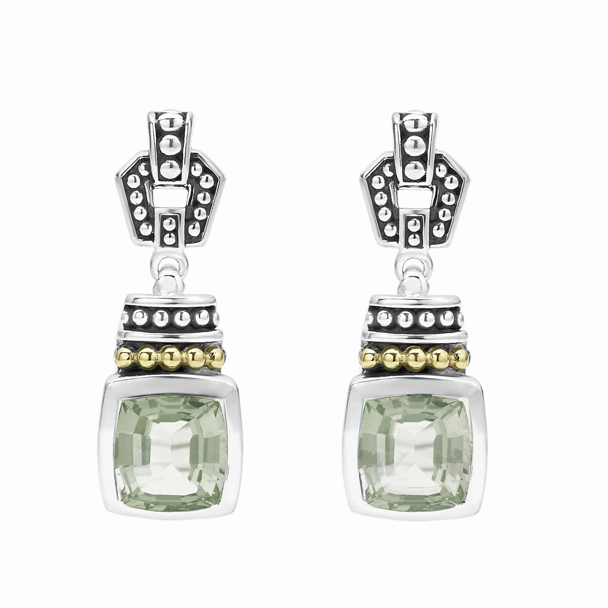 Rittenhouse Prasiolite Drop Earrings