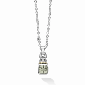 Rittenhouse Prasiolite Pendant Necklace