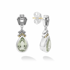 Rittenhouse Prasiolite Tear Drop Earrings