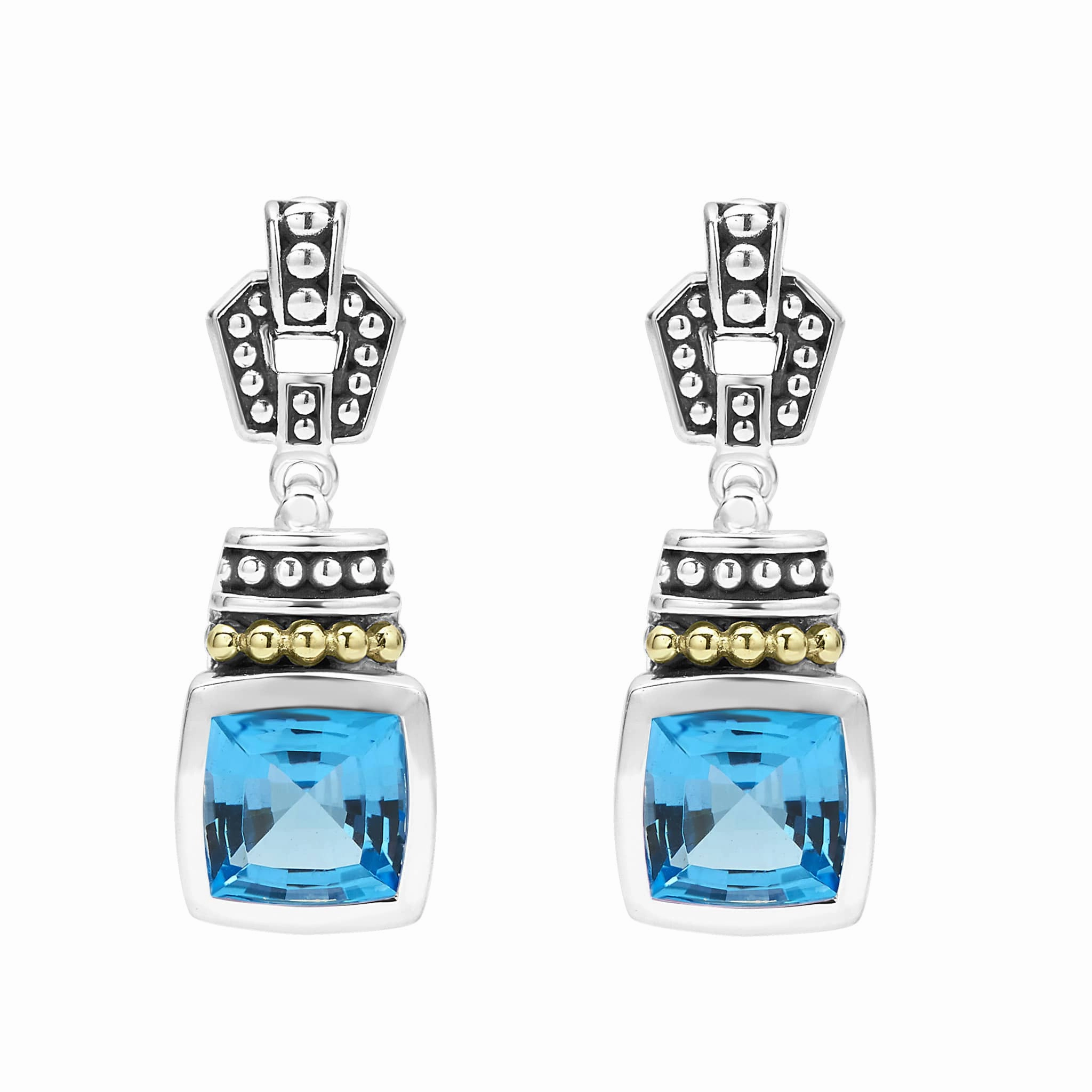 Rittenhouse Swiss Blue Topaz Drop Earrings