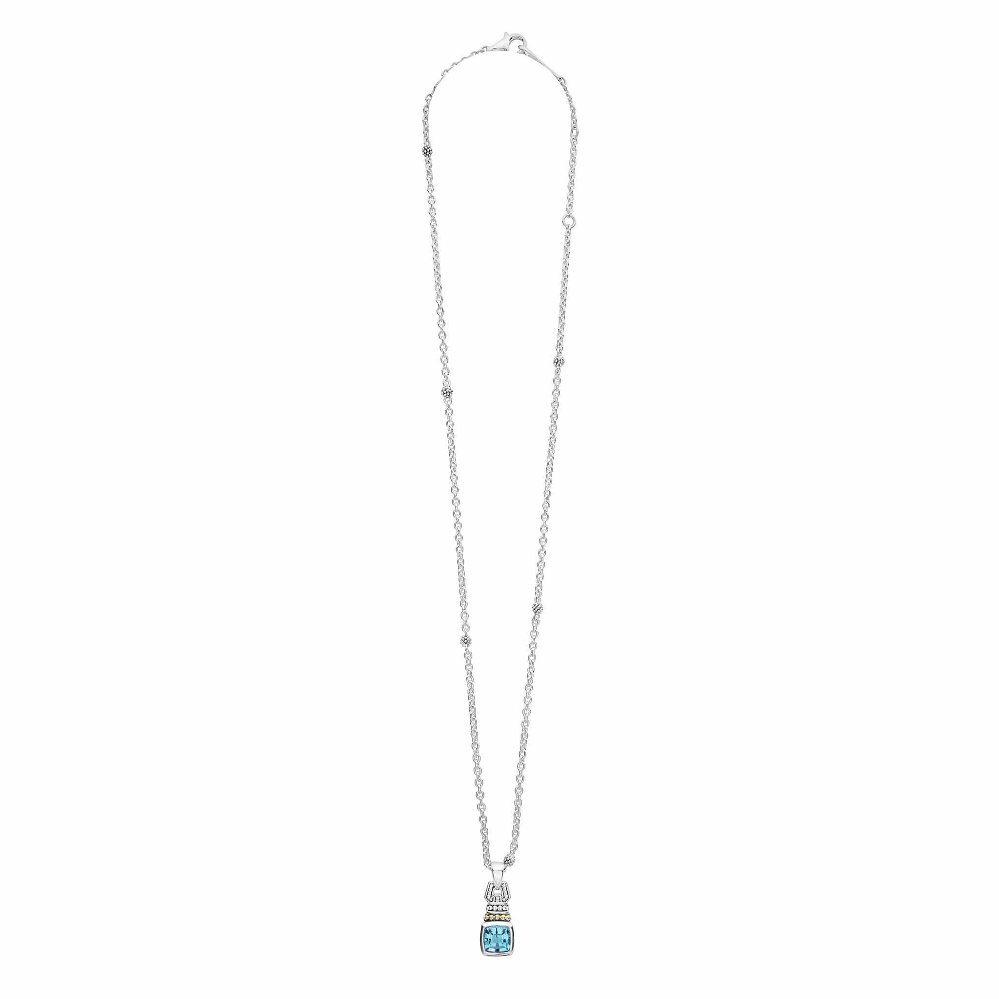 Rittenhouse Swiss Blue Topaz Pendant Necklace