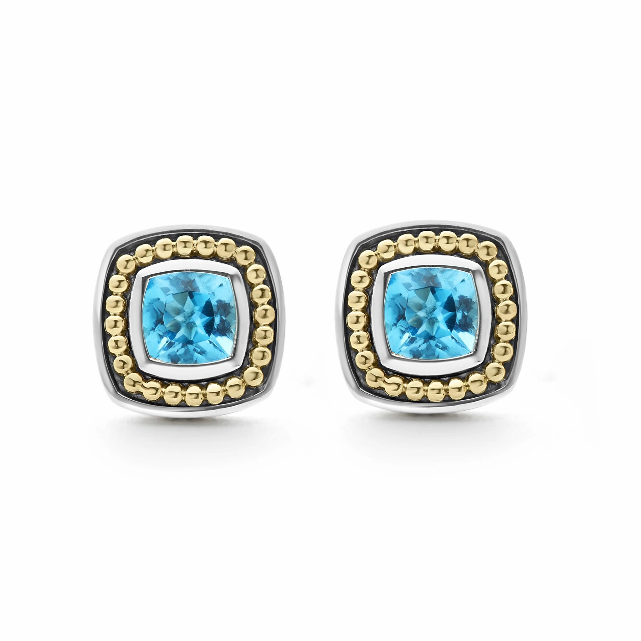 Rittenhouse Swiss Blue Topaz Stud Earrings