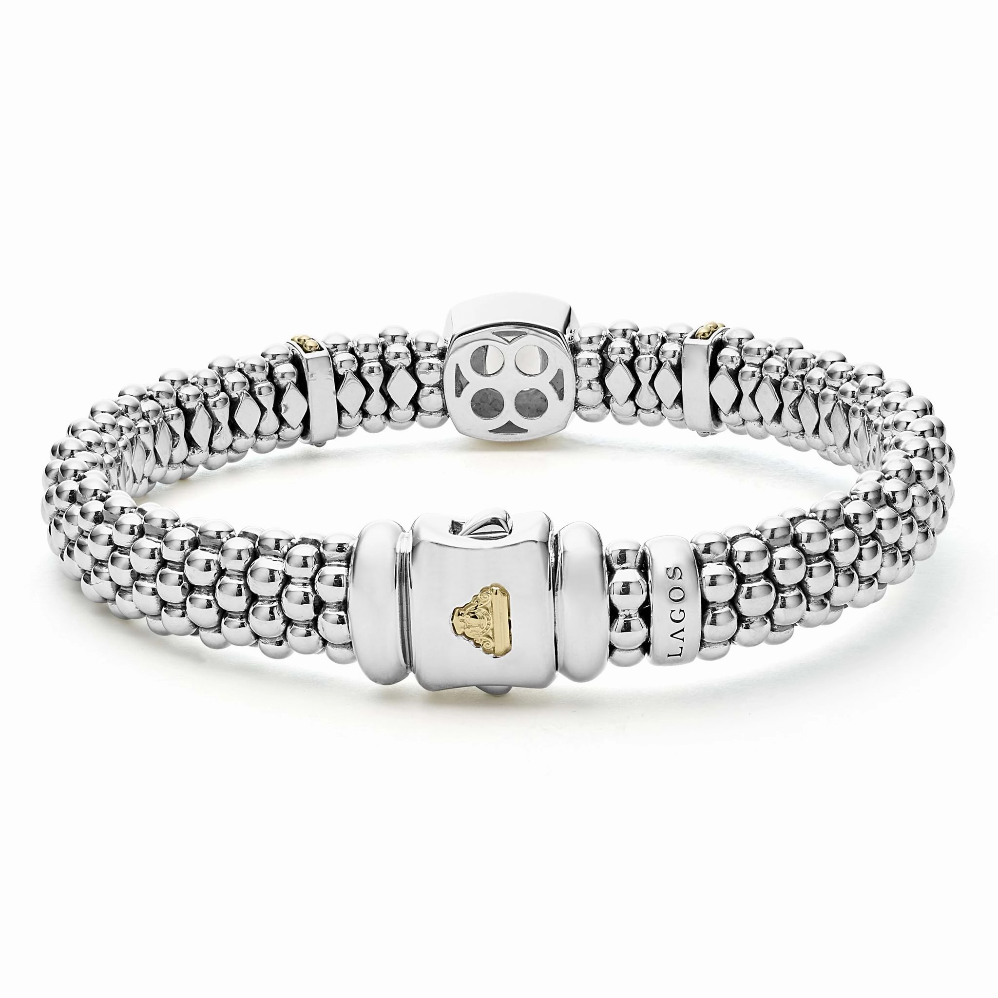 Rittenhouse White Topaz Caviar Bracelet | 9mm