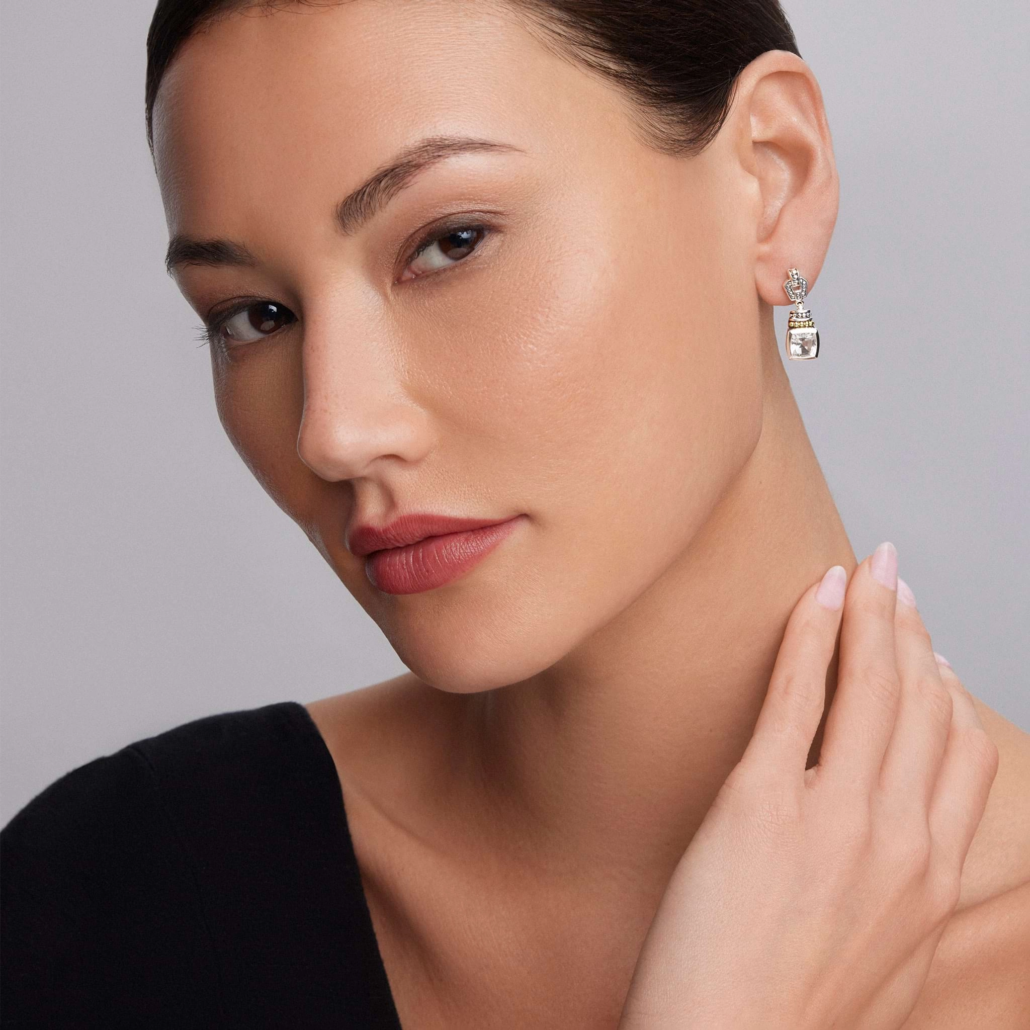 Rittenhouse White Topaz Drop Earrings