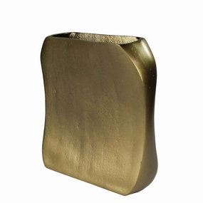 Rivas Vase, Brass - Sm Vase,Ceramic Vase