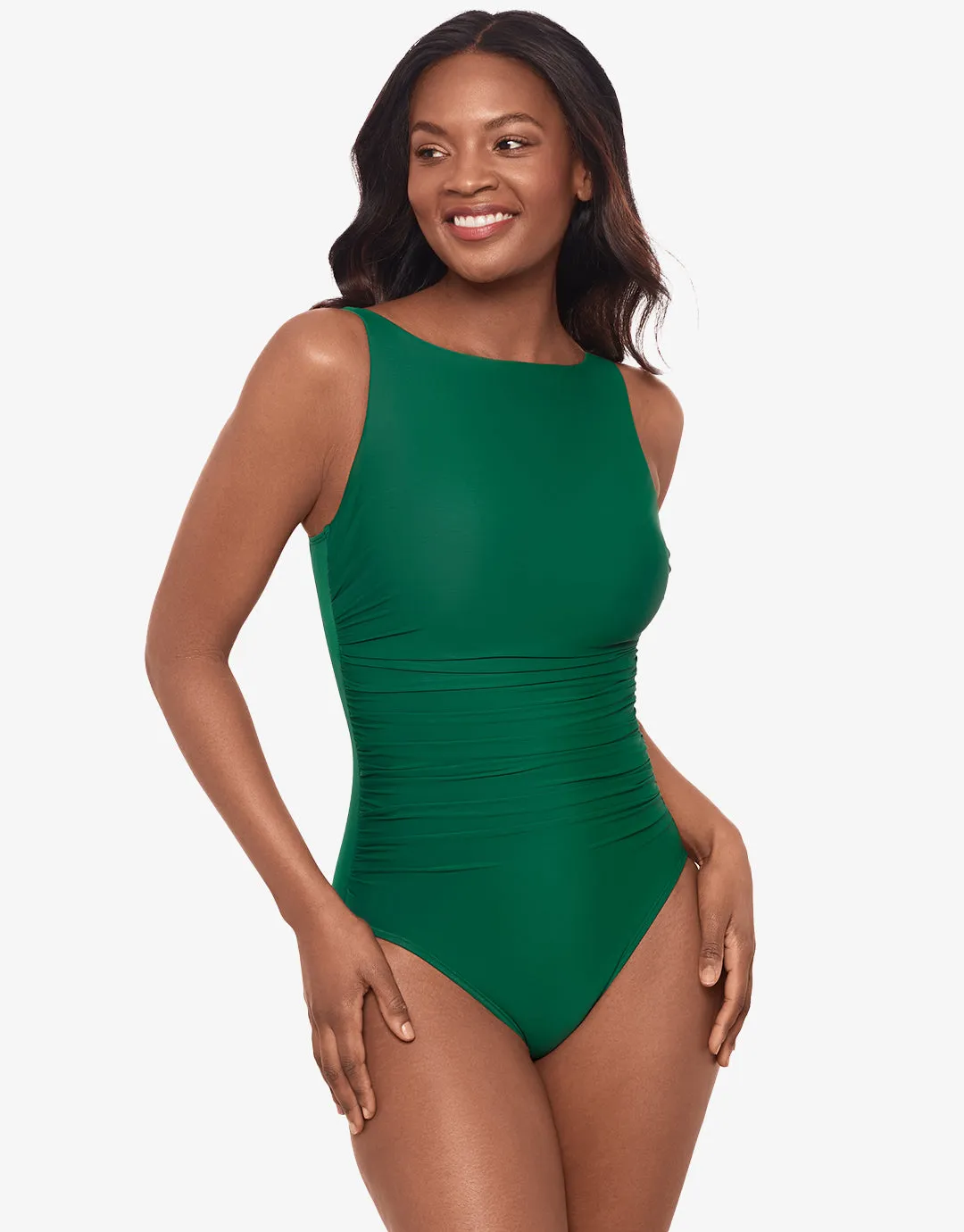 Rock Solid Regatta Swimsuit - Malachite
