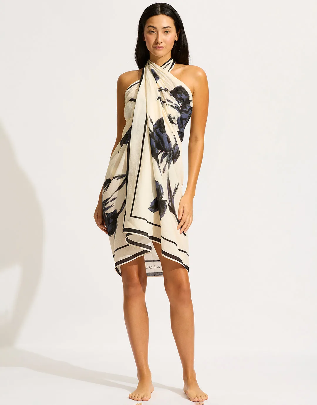 Rococo Sarong - Black