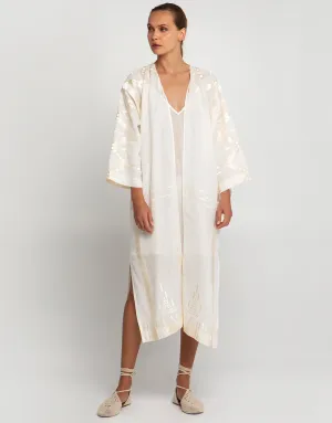 Roots Kimono - Natural and Champagne