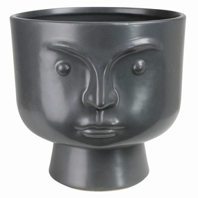 Rory Cachepot, Ceramic, Black - Lrg Vase,Ceramic Vase