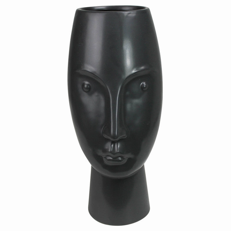 Rory Vase, Ceramic, Black Vase,Ceramic Vase
