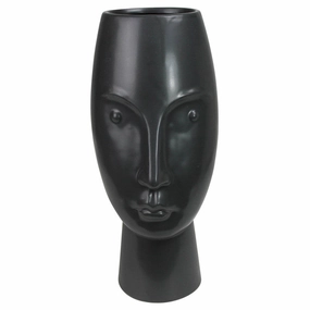 Rory Vase, Ceramic, Black Vase,Ceramic Vase