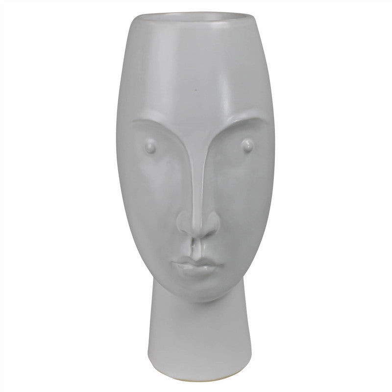 Rory Vase, Ceramic, White Vase,Ceramic Vase