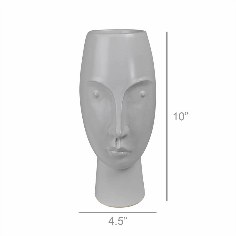 Rory Vase, Ceramic, White