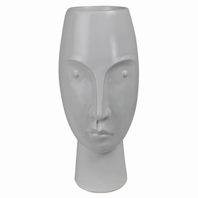 Rory Vase, Ceramic, White Vase,Ceramic Vase