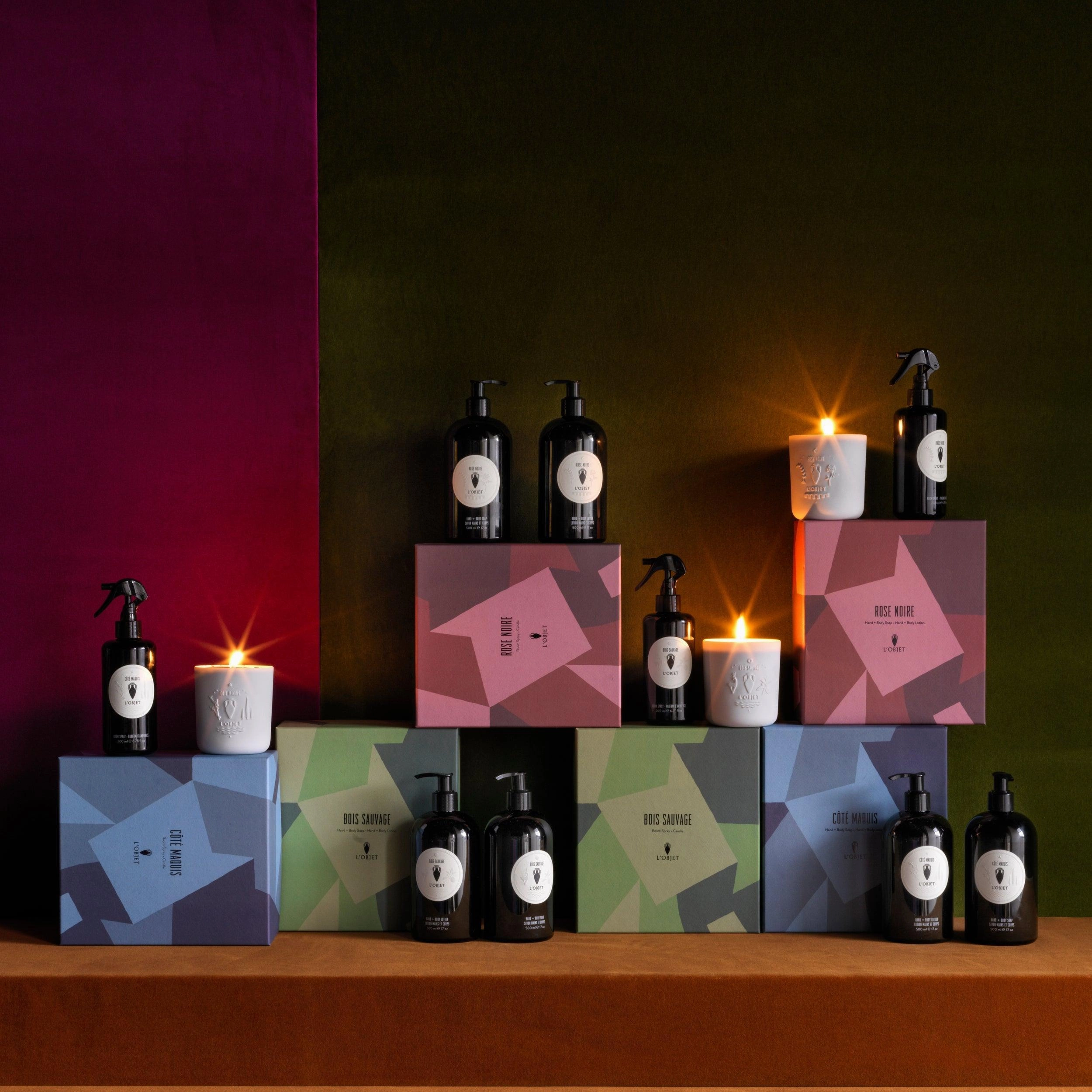 Rose Noire Hand and Body Soap   Lotion Gift Set