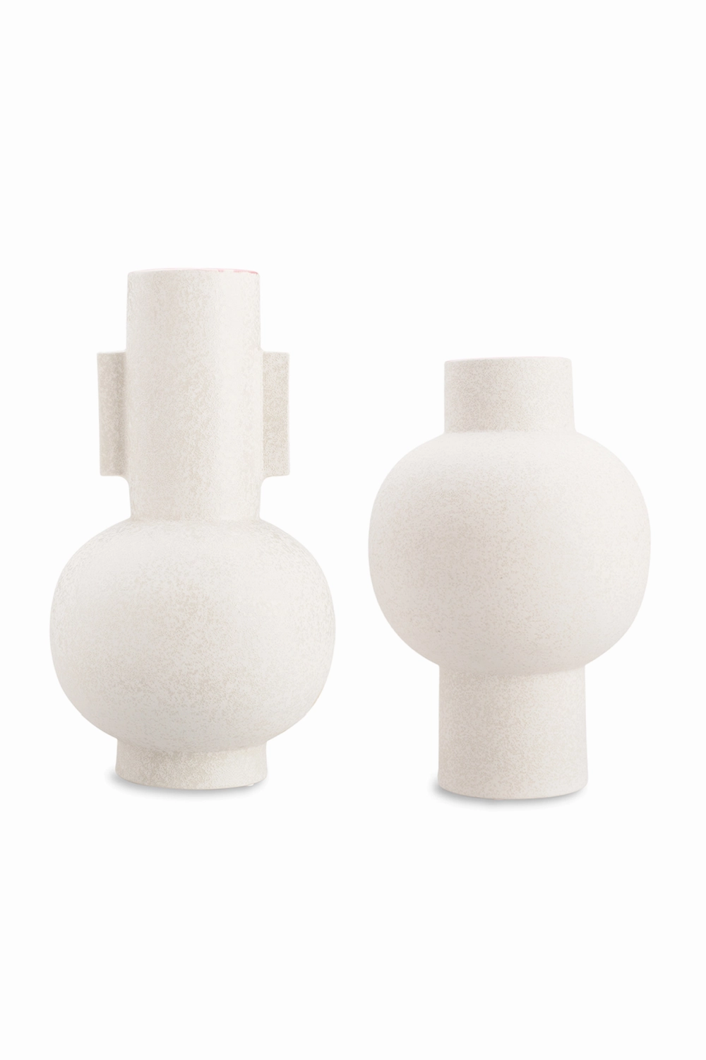 Round White Ceramic Tribal Vase | Liang & Eimil Diamen II