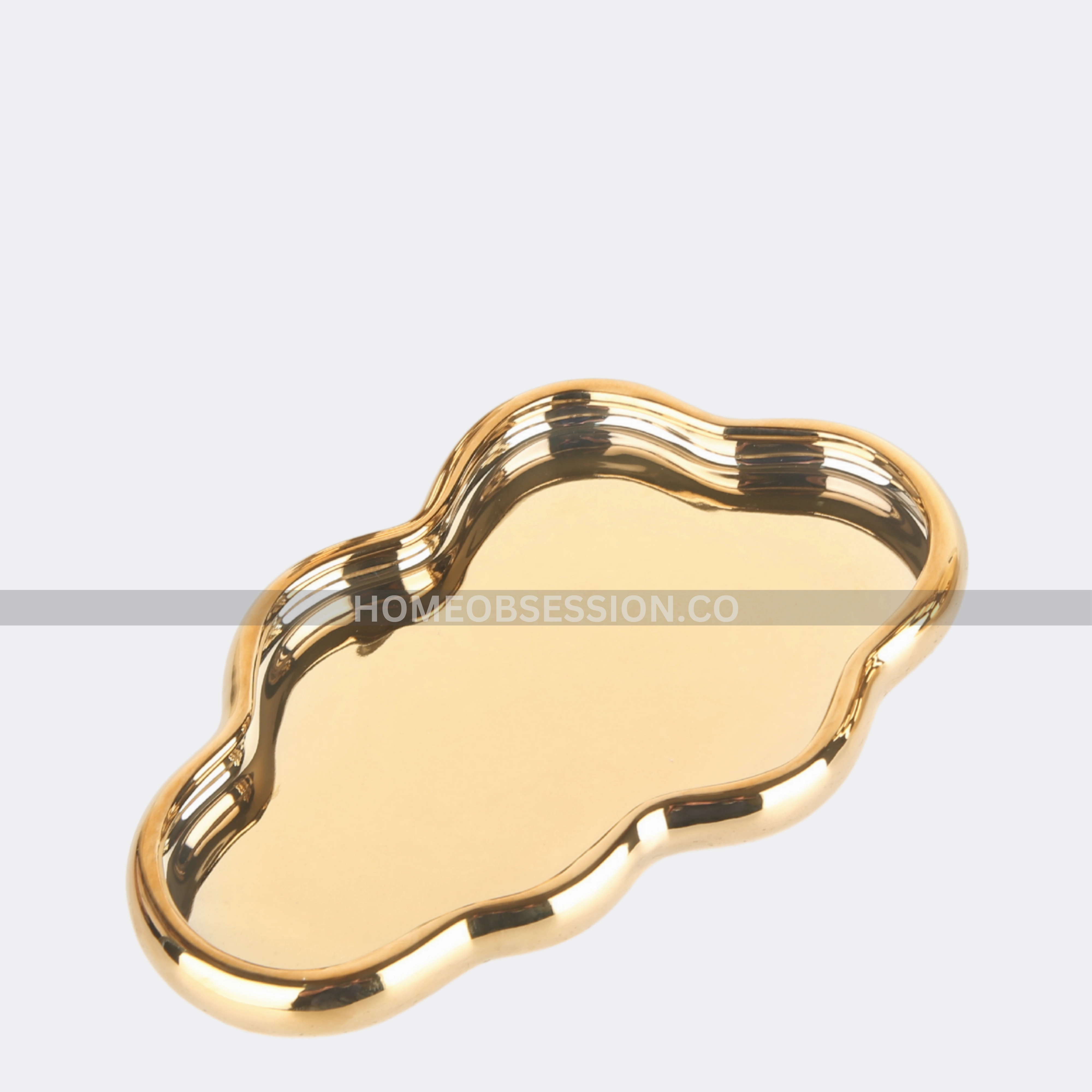 Royal Golden Series Bath Set With Tray