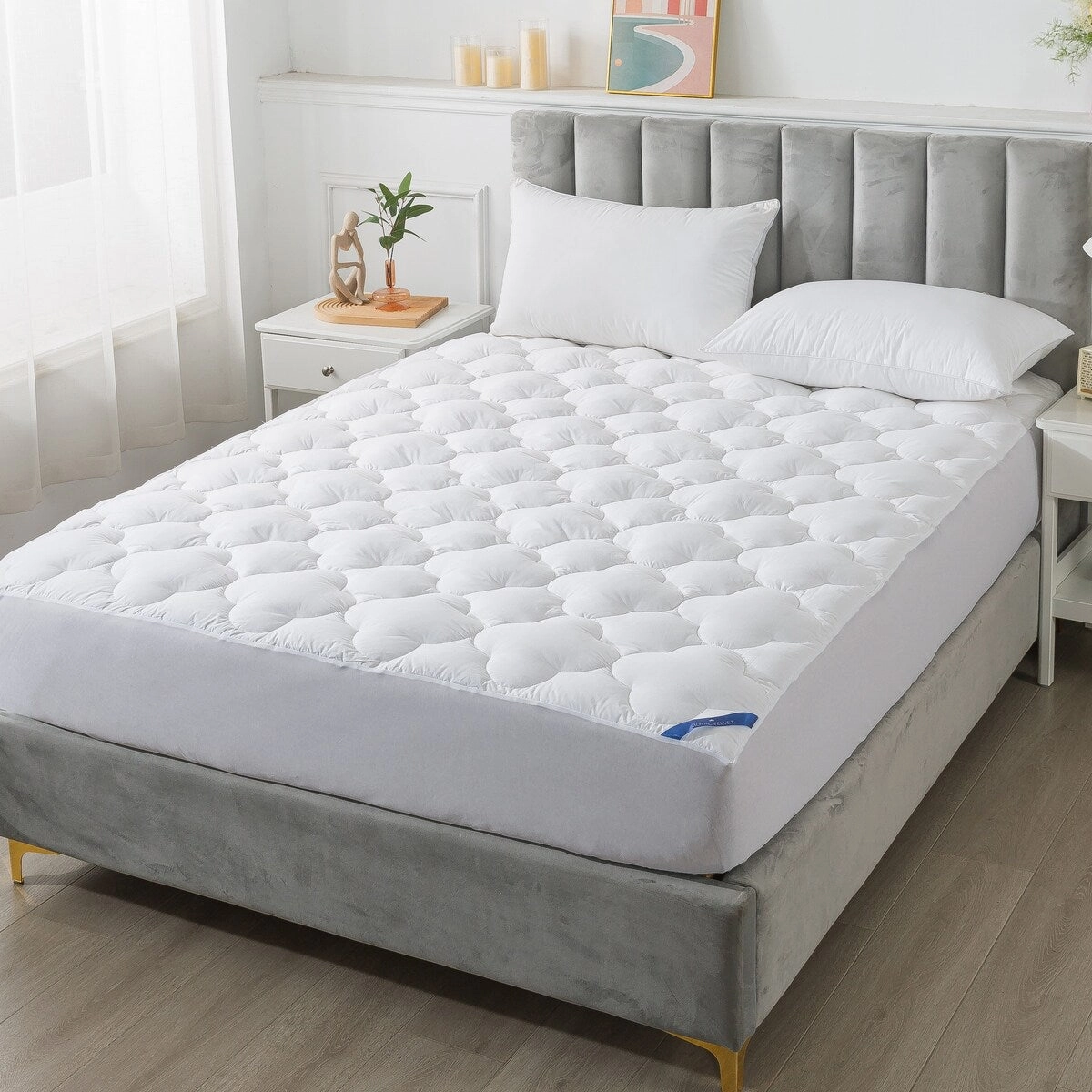 Royal Velvet European White Down Mattress Pad mattress pads,mattress topper,bed protection