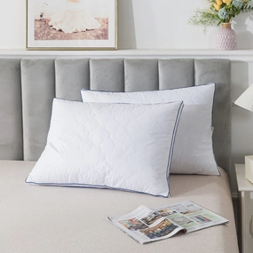 Royal Velvet White European Down Blend Surround Pillow - 1-inch Gusset pillows,bed pillow,sleeping cushion