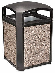 Rubbermaid Landmark Series Receptacle - 35 Gallon, Dome Top