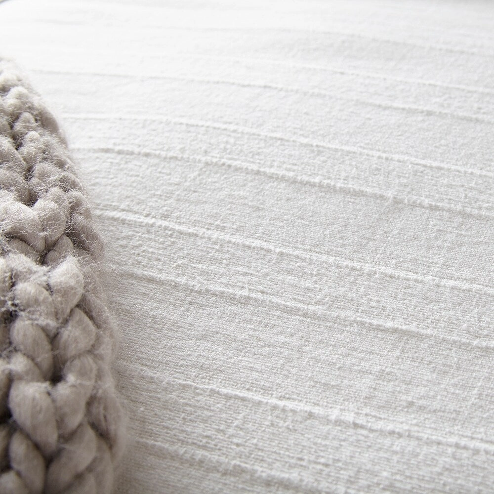 Rugby Sham, White, Standard