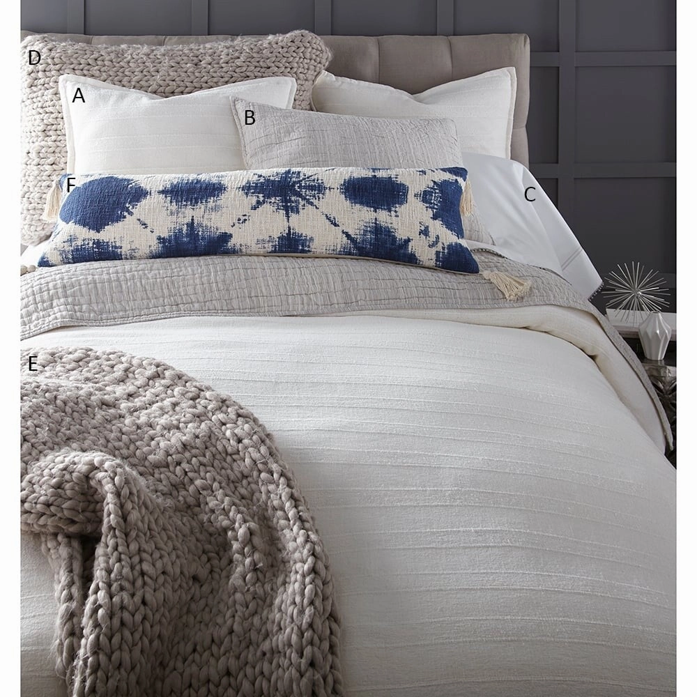 Rugby Sham, White, Standard