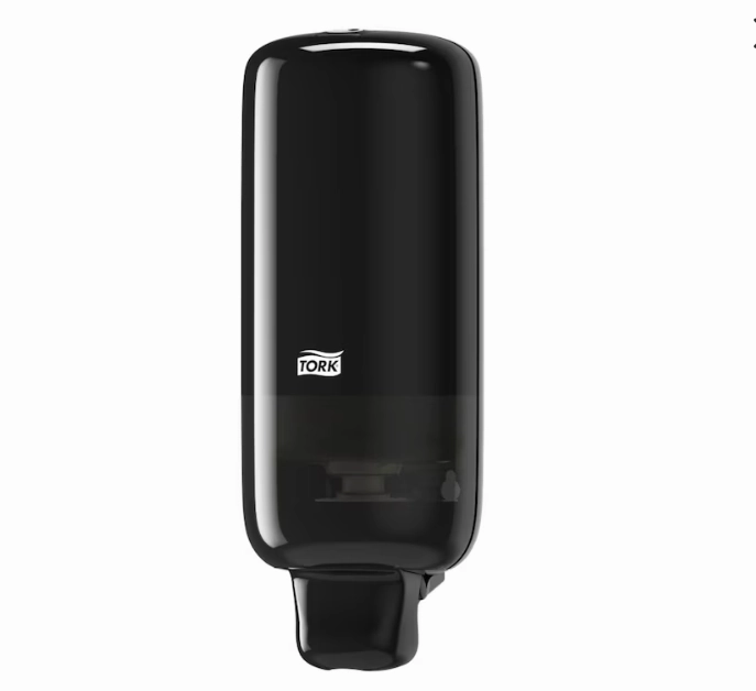 S4 Elevation Skincare Foam Soap Dispenser Black Plastic 561508 Shower Curtain,Bath Curtain