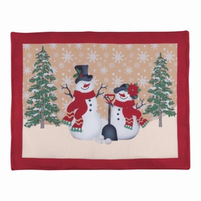 S/2 Country Snowman Sham Set pillowcases,cotton pillow covers,bed linen