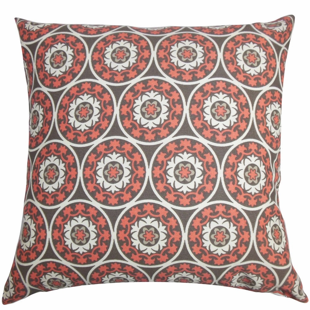 Saburo Geometric Euro Sham Orange Blue pillowcases,cotton pillow covers,bed linen