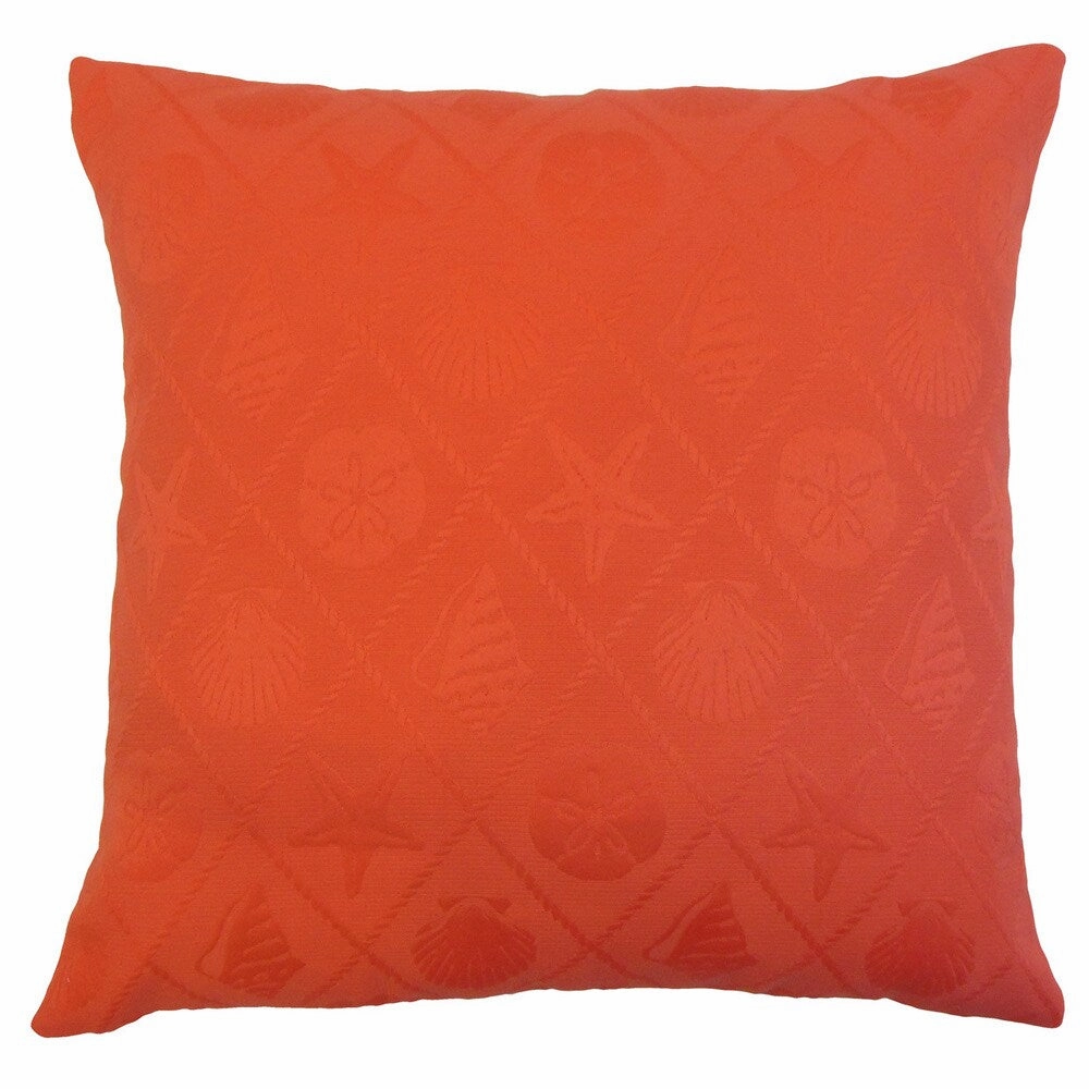 Sadiya Solid Euro Sham Flame pillowcases,cotton pillow covers,bed linen